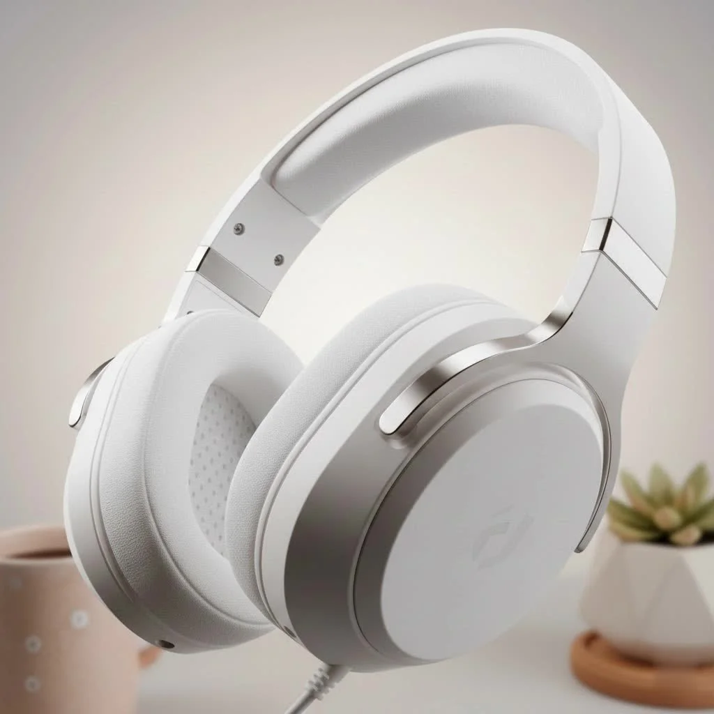 Gamer wearing a high-quality gaming headset while playing PS5