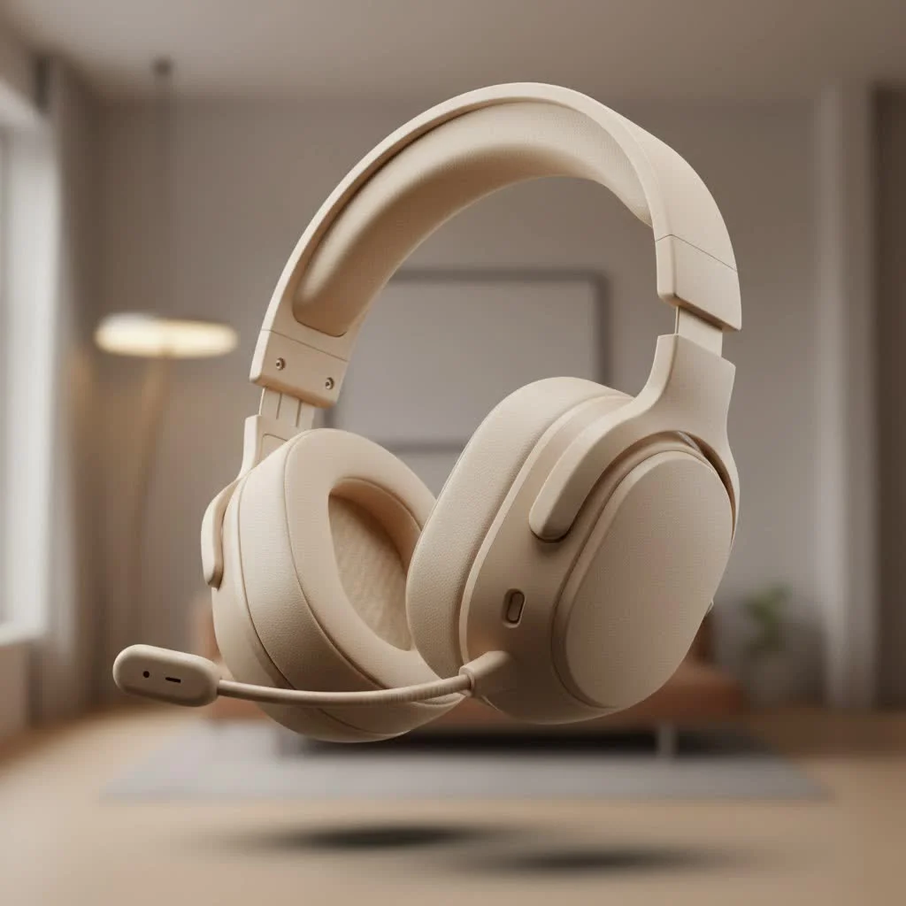 Gamer wearing a high-quality affordable gaming headset