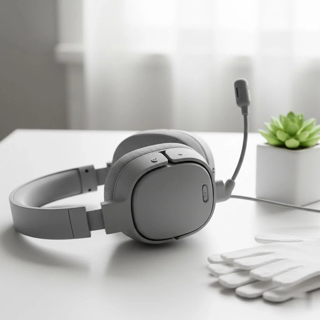Razer Barracuda X wireless gaming headset on a desk