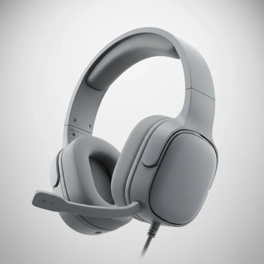 Gamer wearing a comfortable gaming headset during a long session