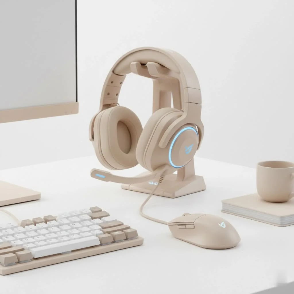 Gamer wearing a high-quality Xbox gaming headset